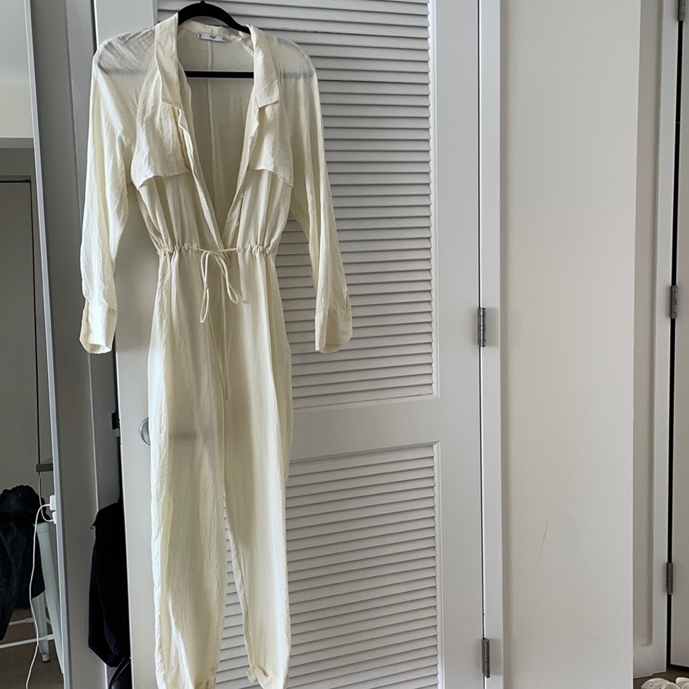 Mango cream jumpsuit